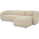 Faye Beige Sectional, Right